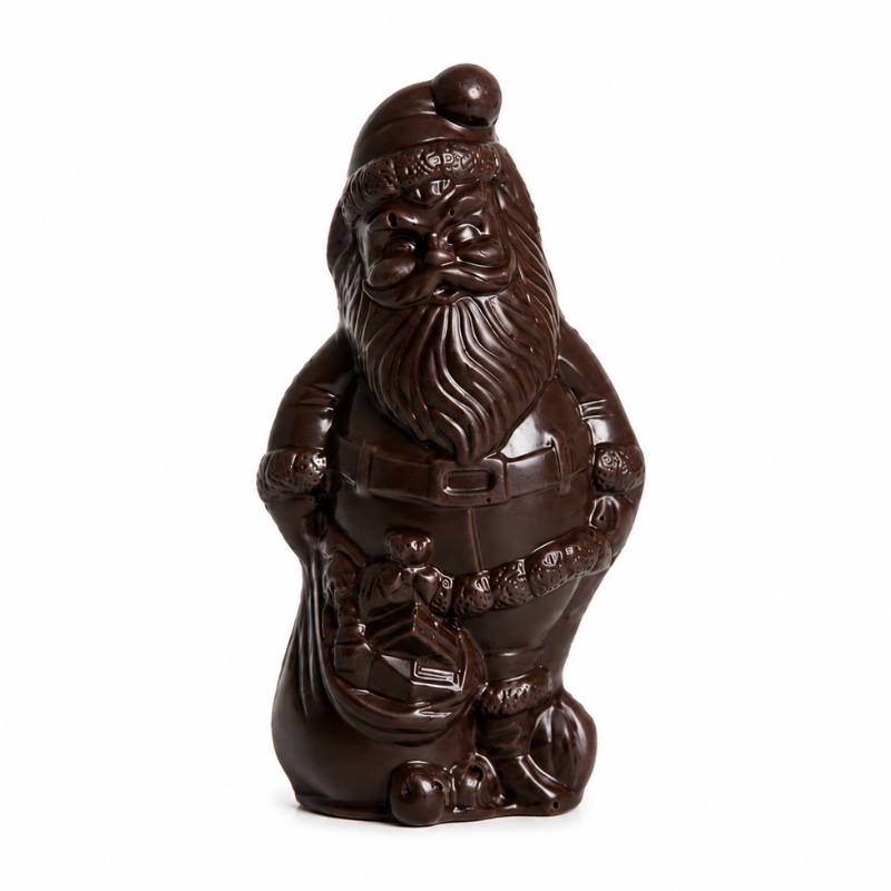 Box espositore Babbo Natale piccolo fondente
