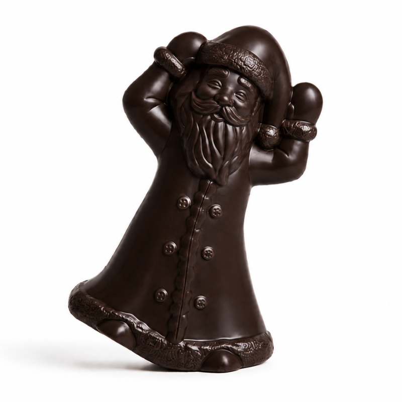 Box espositore con Babbo Natale ballerino fondente