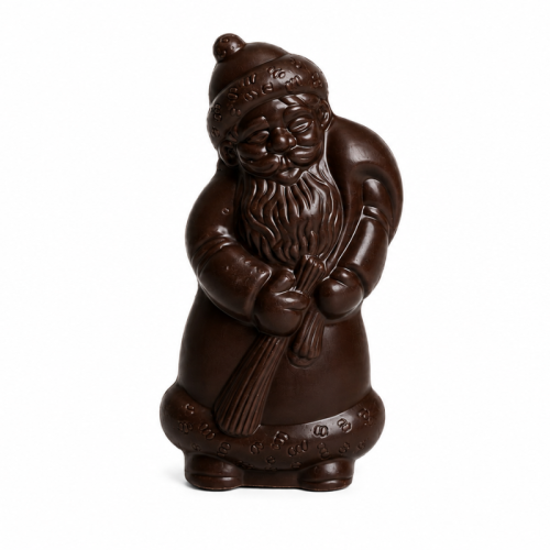 Box espositore con Babbo Natale finlandese fondente