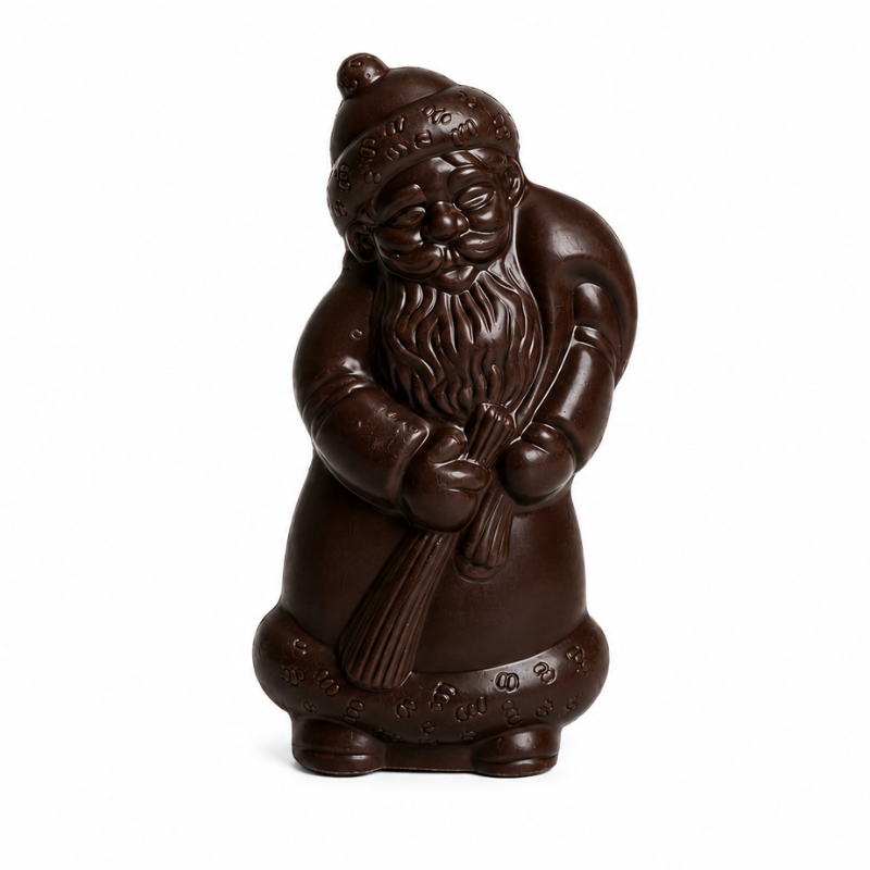 Box espositore con Babbo Natale finlandese fondente