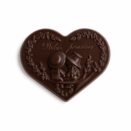 Cuore dolci pensieri fondente