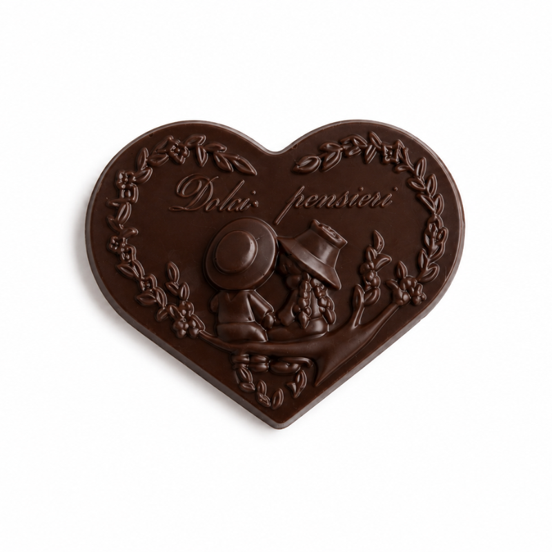 Cuore dolci pensieri fondente