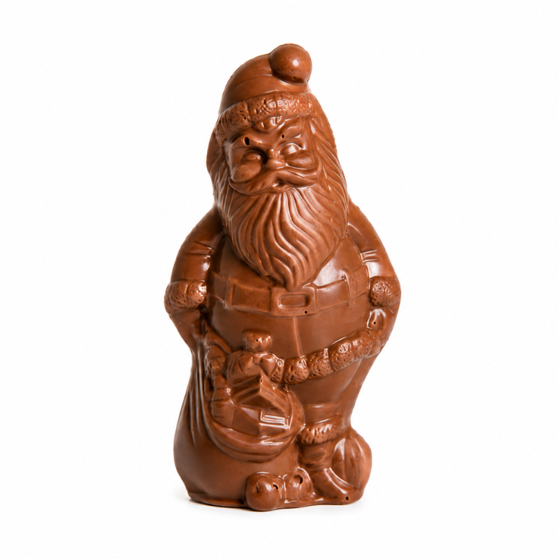 Box espositore Babbo Natale piccolo al latte